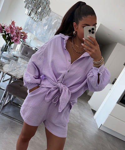 Oversize Musselin Set Alva Pastellila  Ladypolitan ♡   