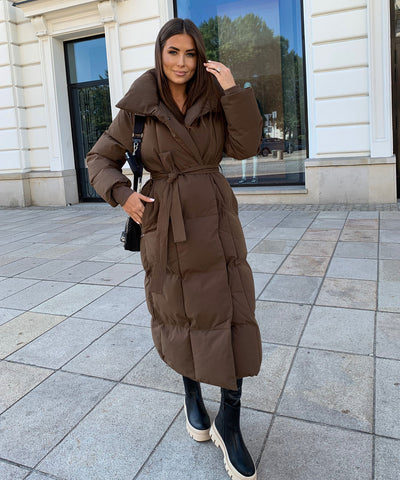 Oversize Parka Kyleih Braun  Ladypolitan - Fashion Onlineshop für Damen   