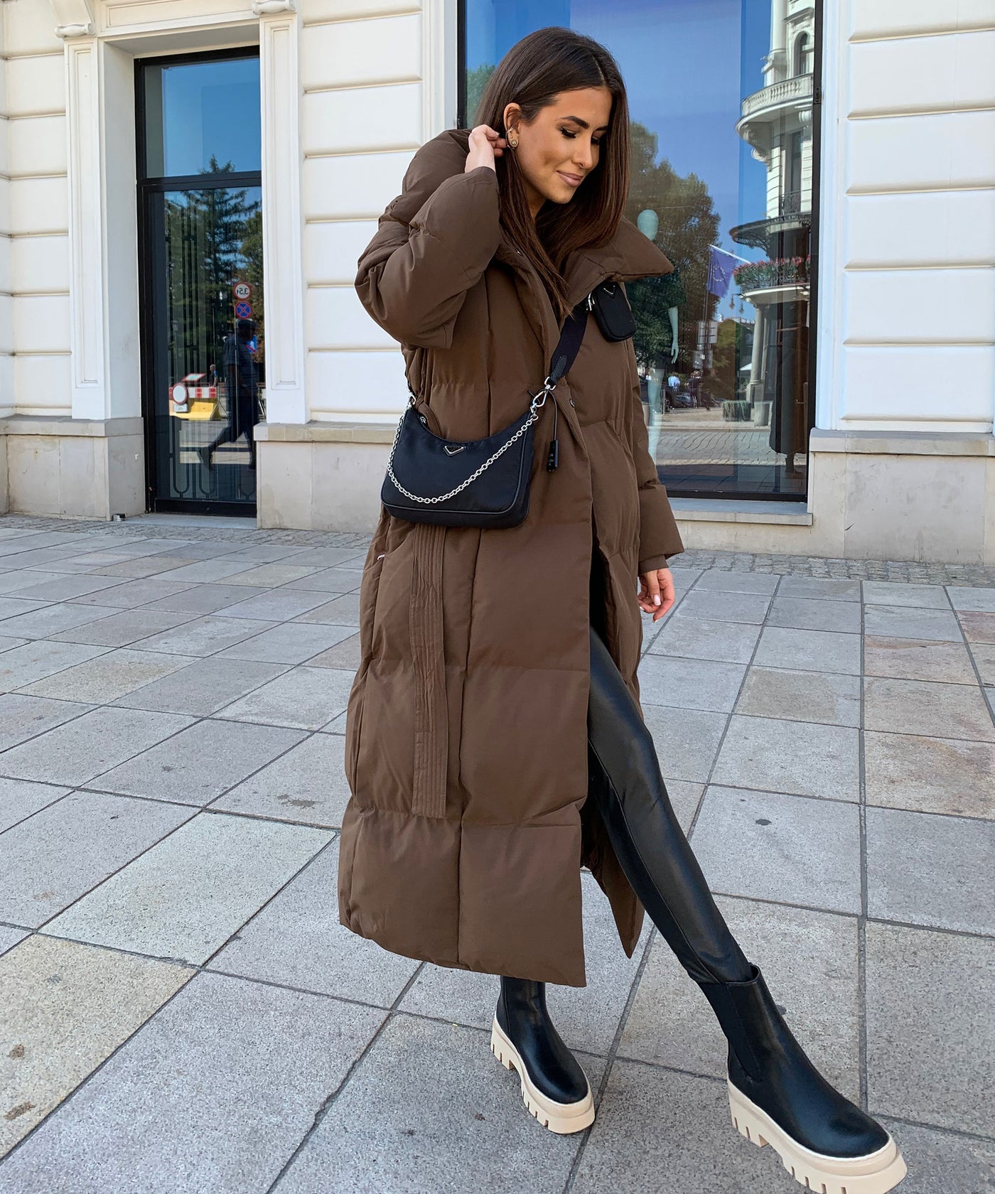Oversize Parka Kyleih Braun  Ladypolitan - Fashion Onlineshop für Damen   