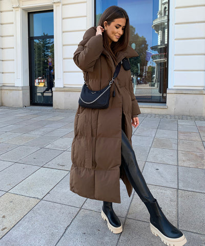 Oversize Parka Kyleih Braun  Ladypolitan - Fashion Onlineshop für Damen   