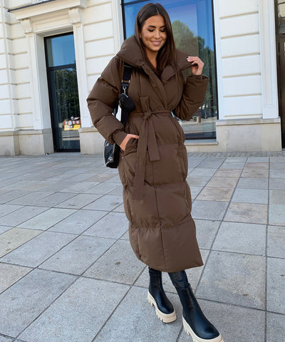 Oversize Parka Kyleih Braun  Ladypolitan - Fashion Onlineshop für Damen   