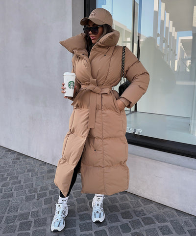 Oversize Parka Kyleih Camel  Ladypolitan - Fashion Onlineshop für Damen   