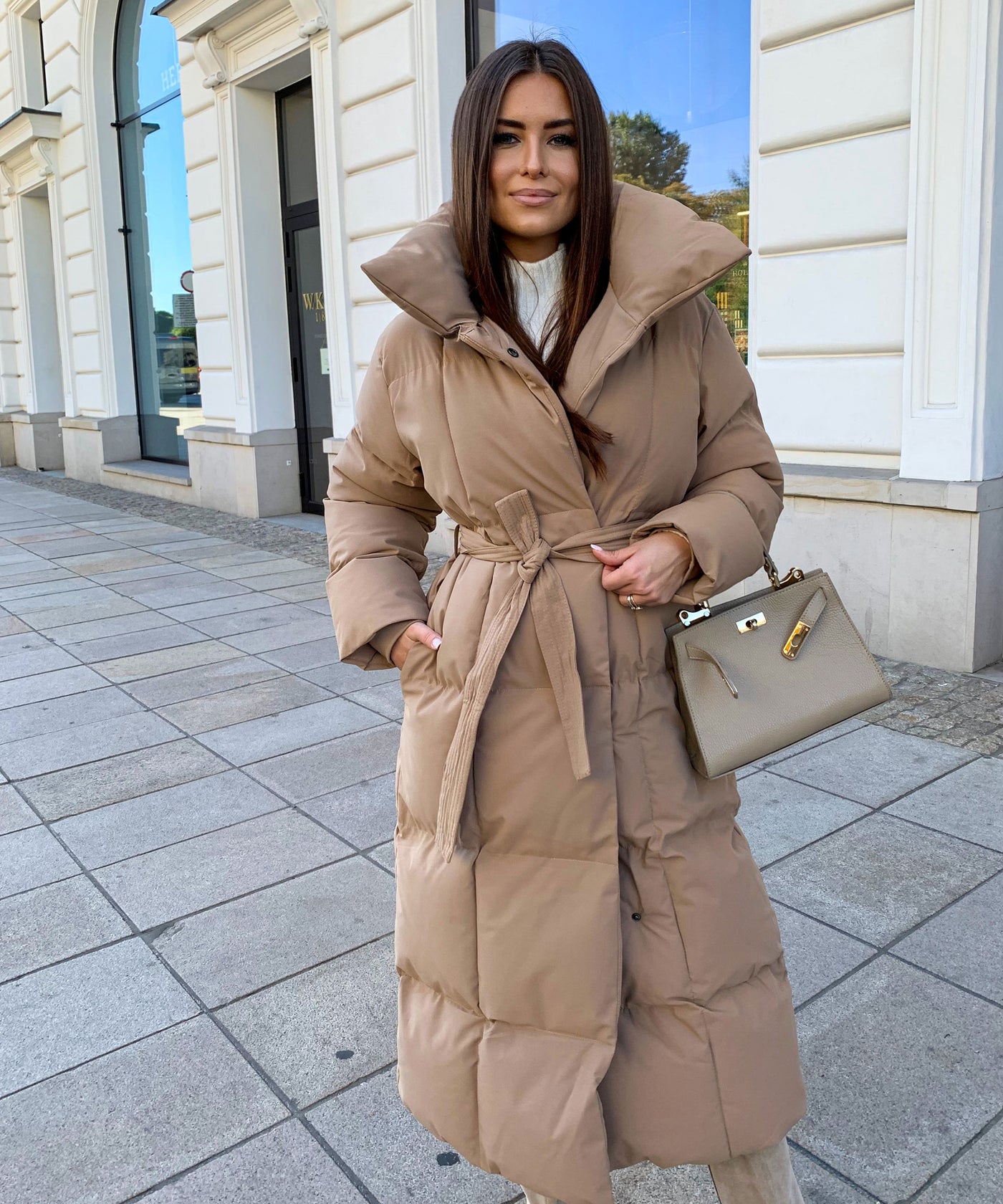 Oversize Parka Kyleih Camel  Ladypolitan - Fashion Onlineshop für Damen   