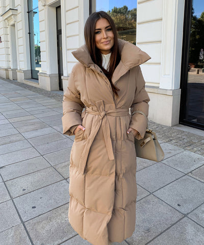 Oversize Parka Kyleih Camel  Ladypolitan - Fashion Onlineshop für Damen   