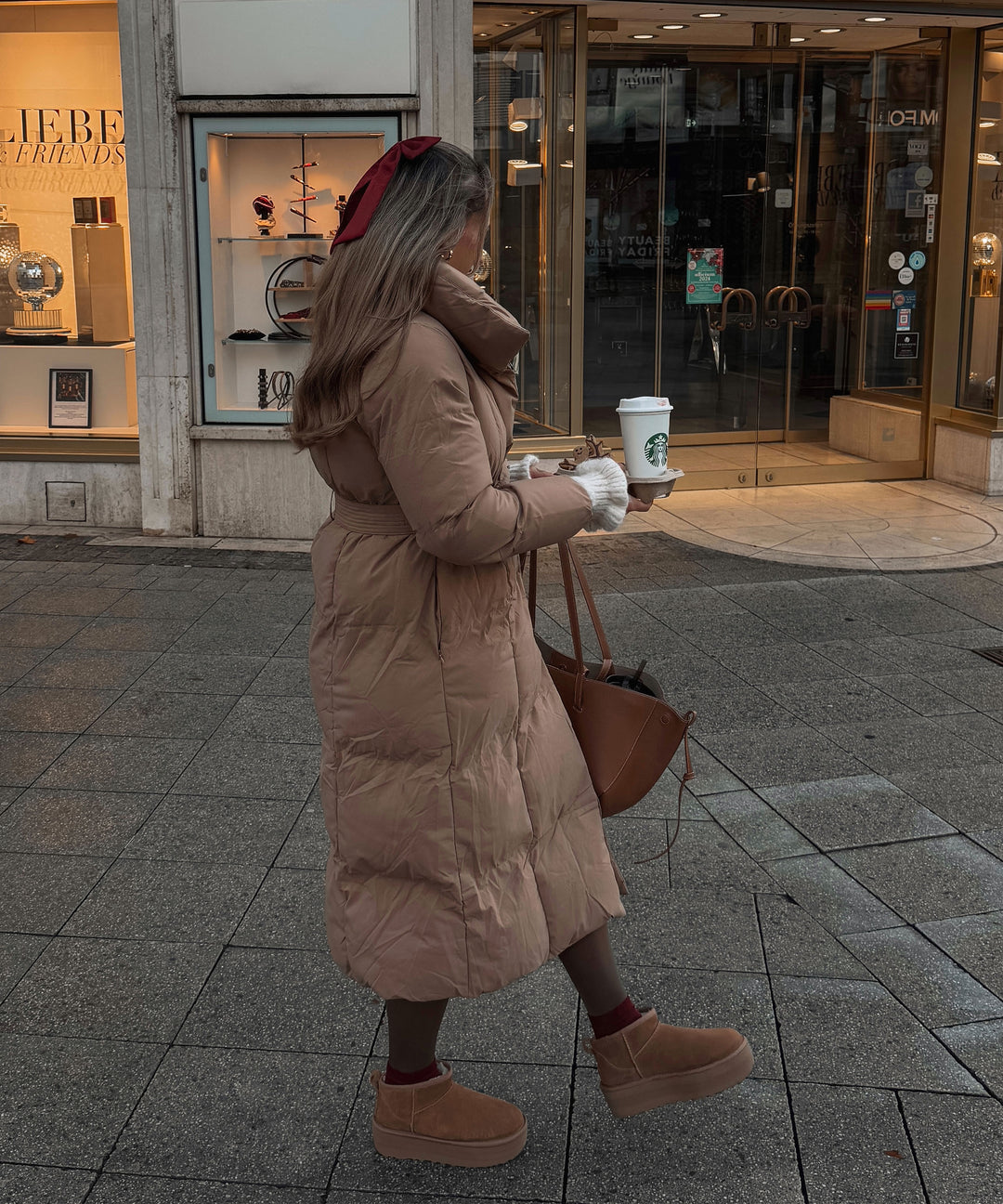 Oversized parka Kyleih Camel