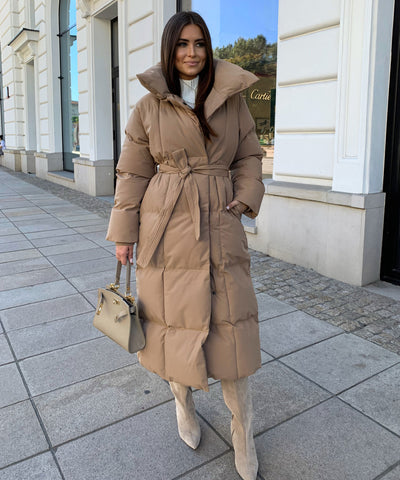 Oversize Parka Kyleih Camel  Ladypolitan - Fashion Onlineshop für Damen   