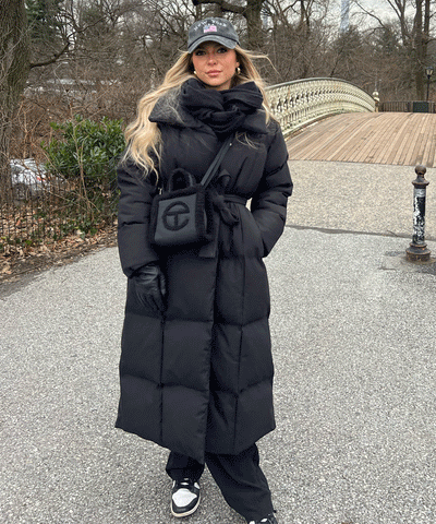Oversize Parka Kyleih Schwarz  Ladypolitan - Fashion Onlineshop für Damen   