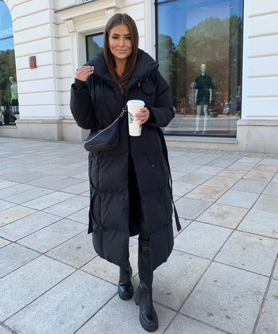 Oversize Parka Kyleih Schwarz  Ladypolitan - Fashion Onlineshop für Damen   