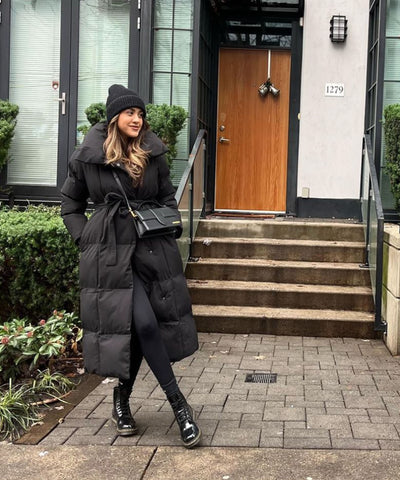 Oversize Parka Kyleih Schwarz  Ladypolitan - Fashion Onlineshop für Damen   