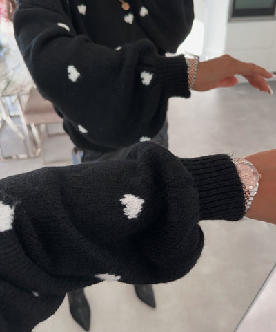 Oversize Pullover Joslin Schwarz  Ladypolitan ♡   