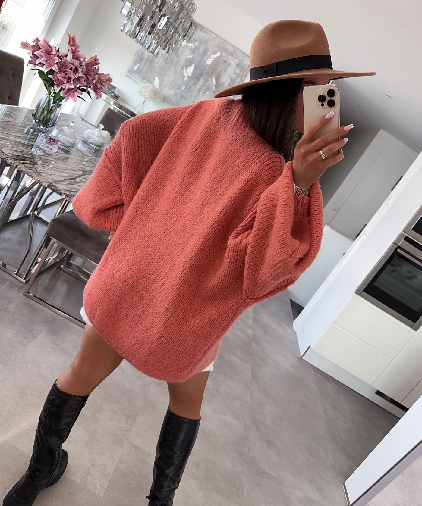 Oversize Pullover Nata Peach  Ladypolitan ♡   
