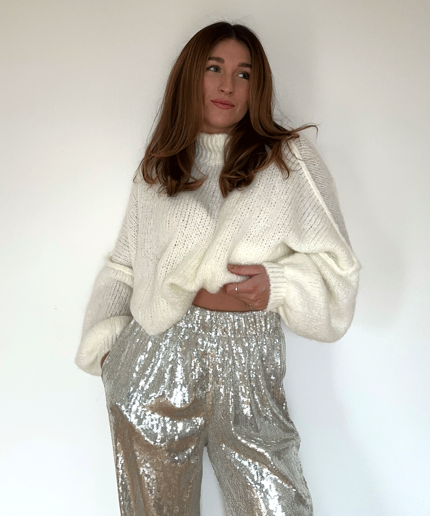 Oversize Pullover Nata Weiß  Ladypolitan ♡   