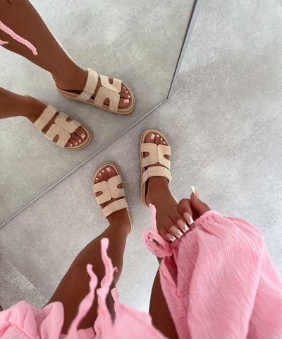 Pantoletten Kehlani Beige Ladypolitan ♡