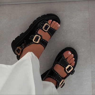 Plateau Sandalen Mei Schwarz  Ladypolitan ♡   