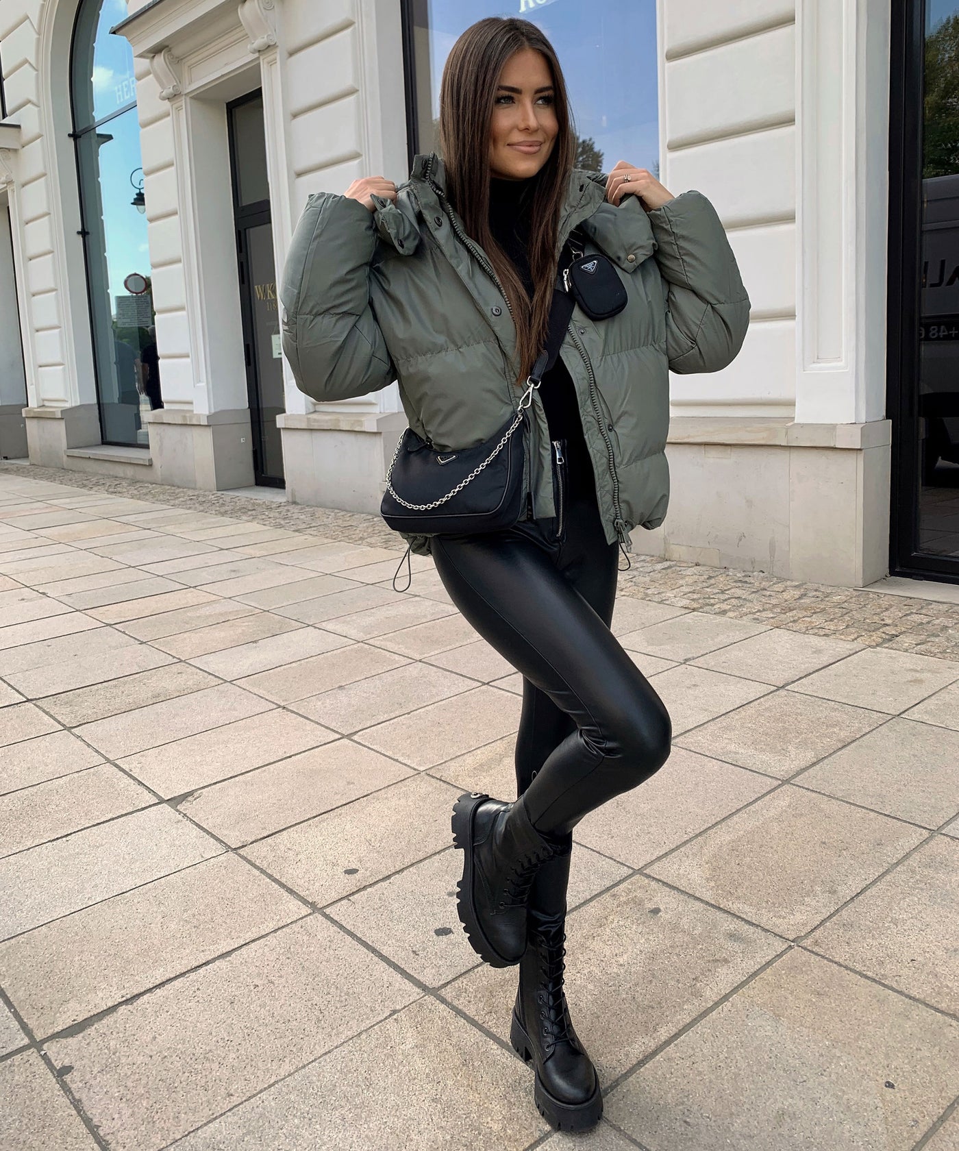 Pufferjacke Thailia Khaki  Ladypolitan ♡   