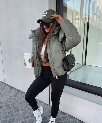 Pufferjacke Thailia Khaki  Ladypolitan ♡   