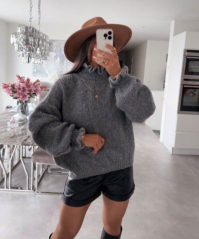 Pullover Caja Dunkelgrau  Ladypolitan ♡   