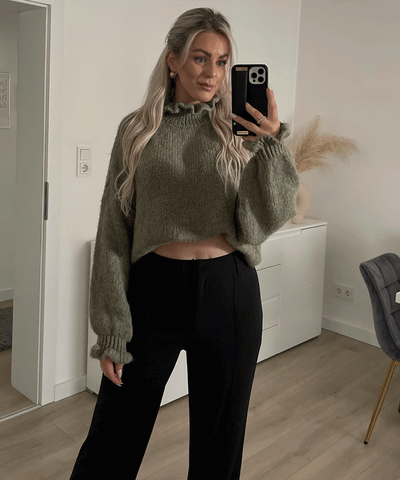 Pullover Caja Khaki  Ladypolitan ♡   