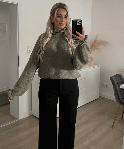 Pullover Caja Khaki  Ladypolitan ♡   