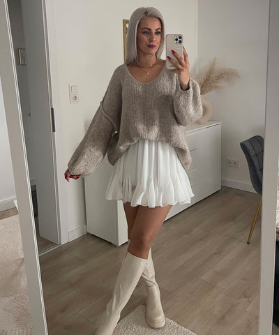 Pullover Cinderella Taupe  Ladypolitan ♡   