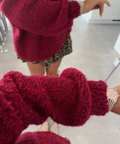 Pullover Momo Weinrot  Ladypolitan ♡   