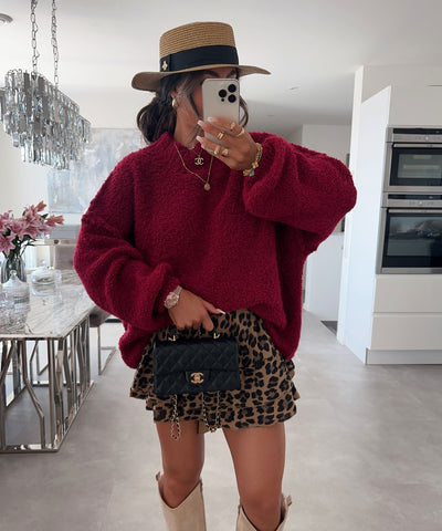 Pullover Momo Weinrot  Ladypolitan ♡   