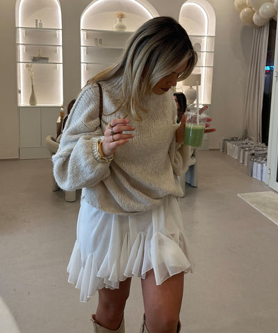 Jupe Nicole Blanc