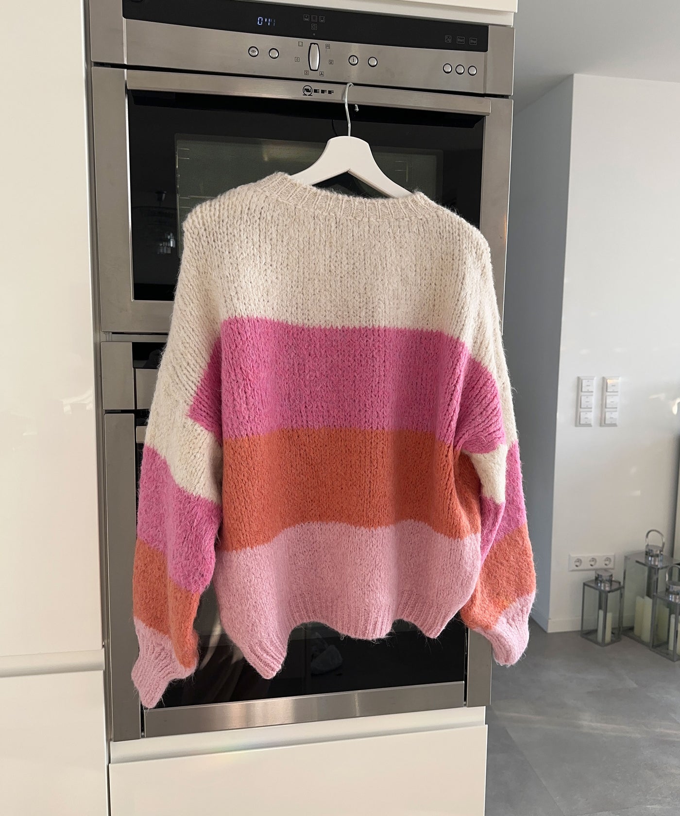 Pullover Vicky Streifen Pink Orange  Ladypolitan ♡   