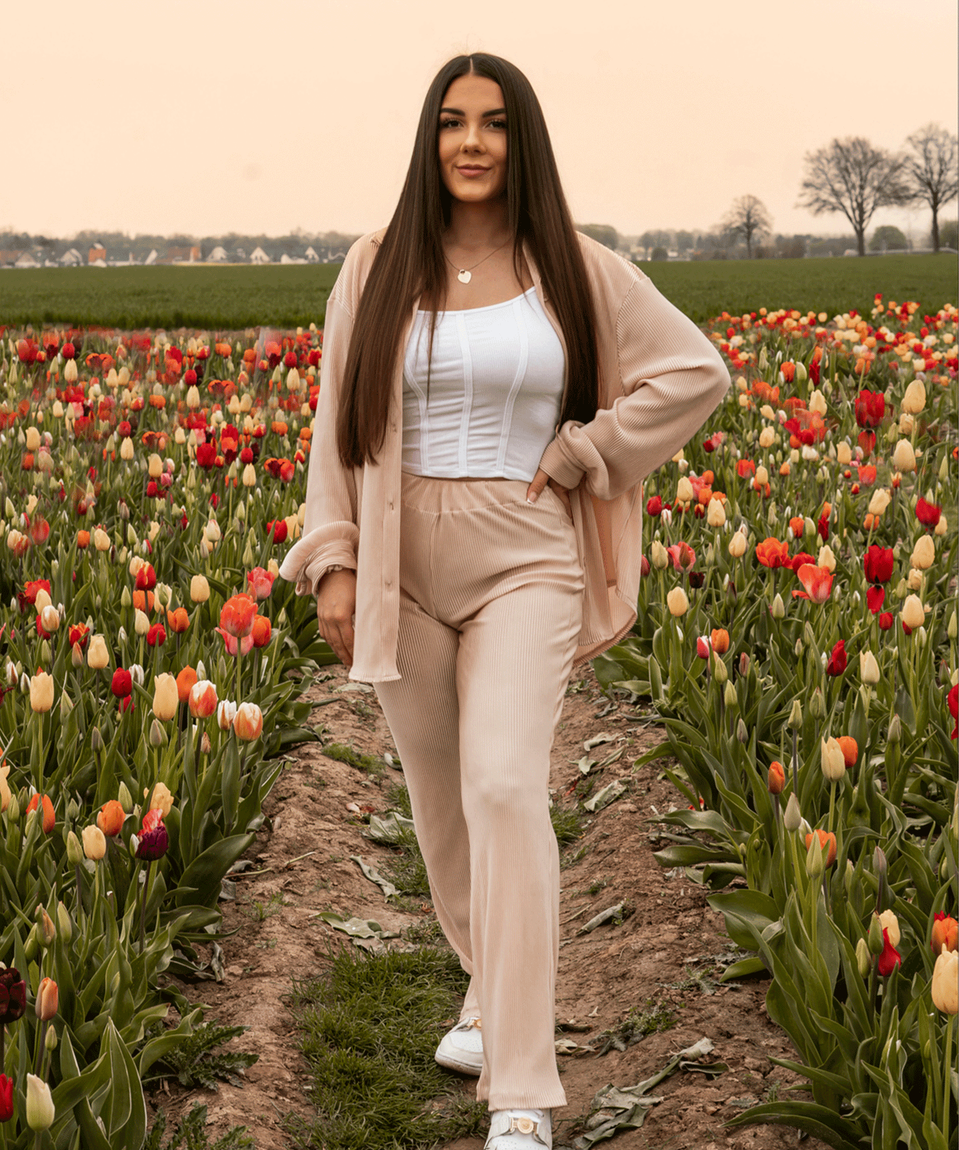 Set Norita Beige  Ladypolitan ♡   