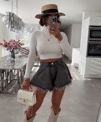 Shorts Fee Grau