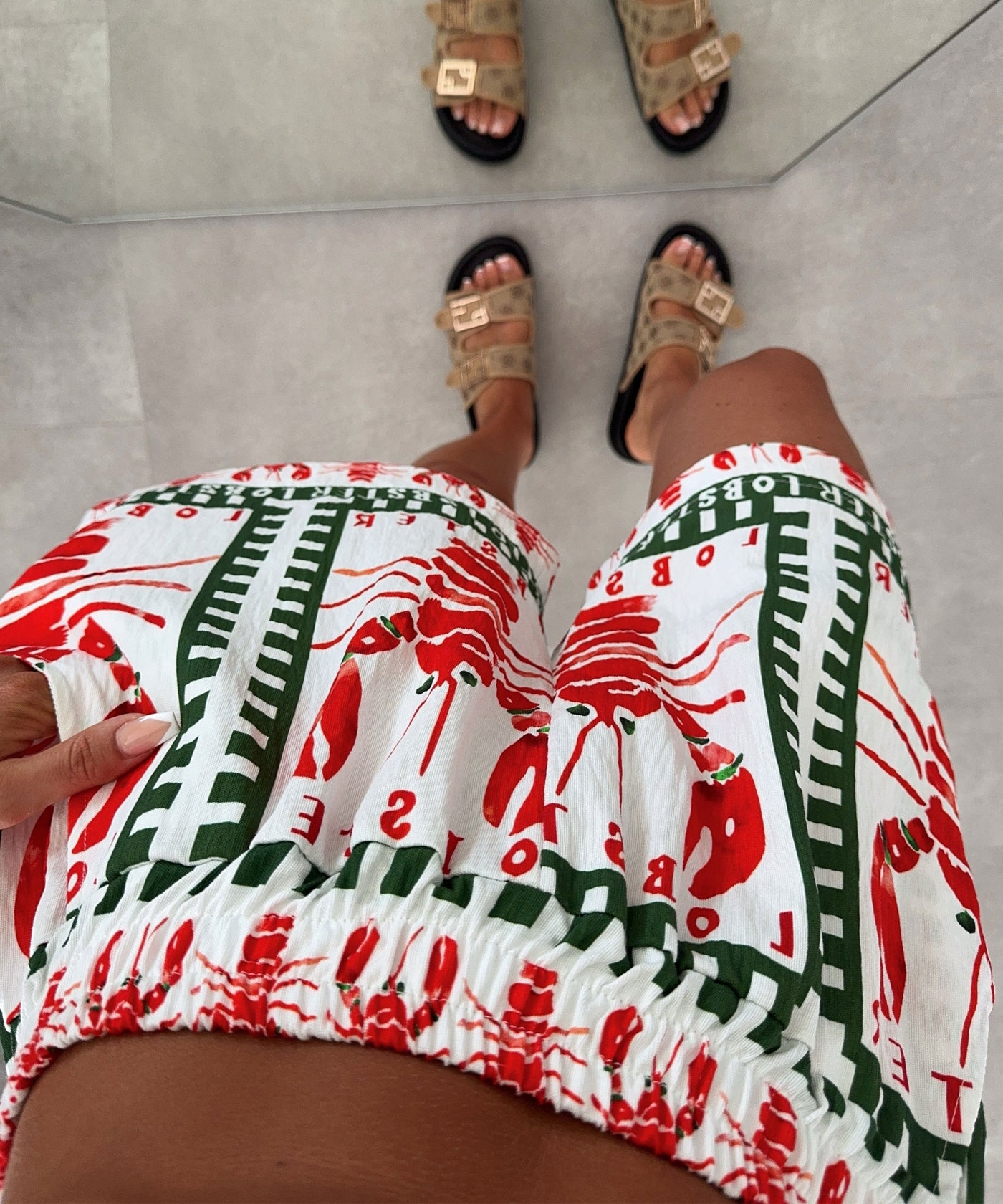 Shorts Mia Hummer Weiß Ladypolitan ♡