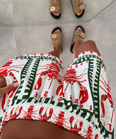 Shorts Mia Hummer Weiß Ladypolitan ♡