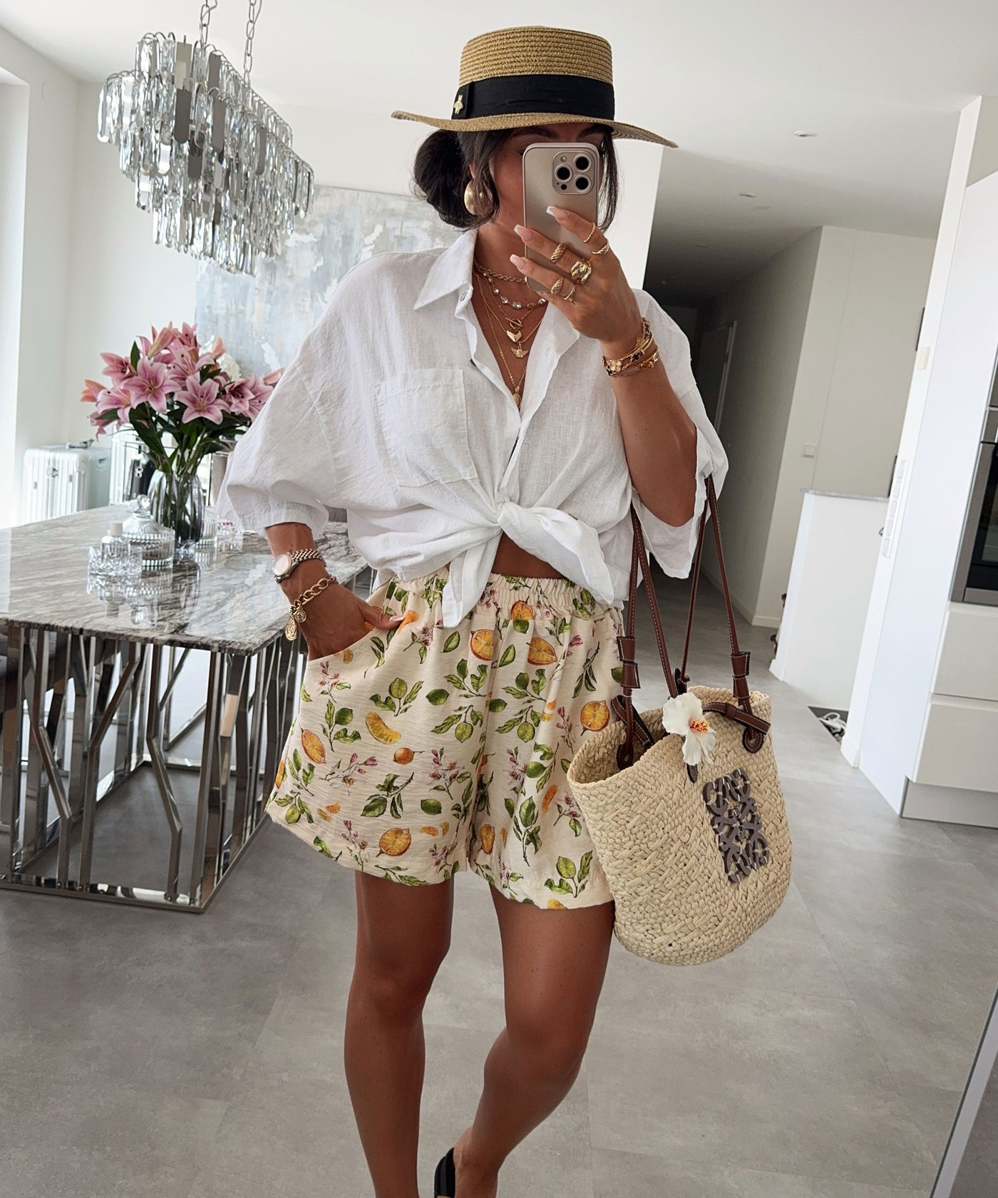 Shorts Mia Limo Weiß Ladypolitan ♡