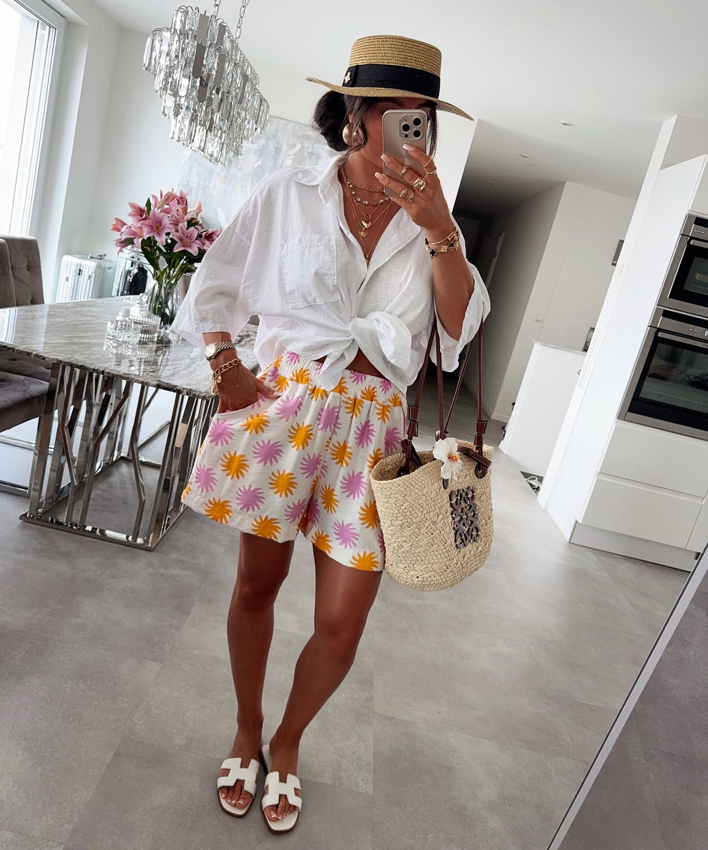 Shorts Mia Sonne Weiß Ladypolitan ♡