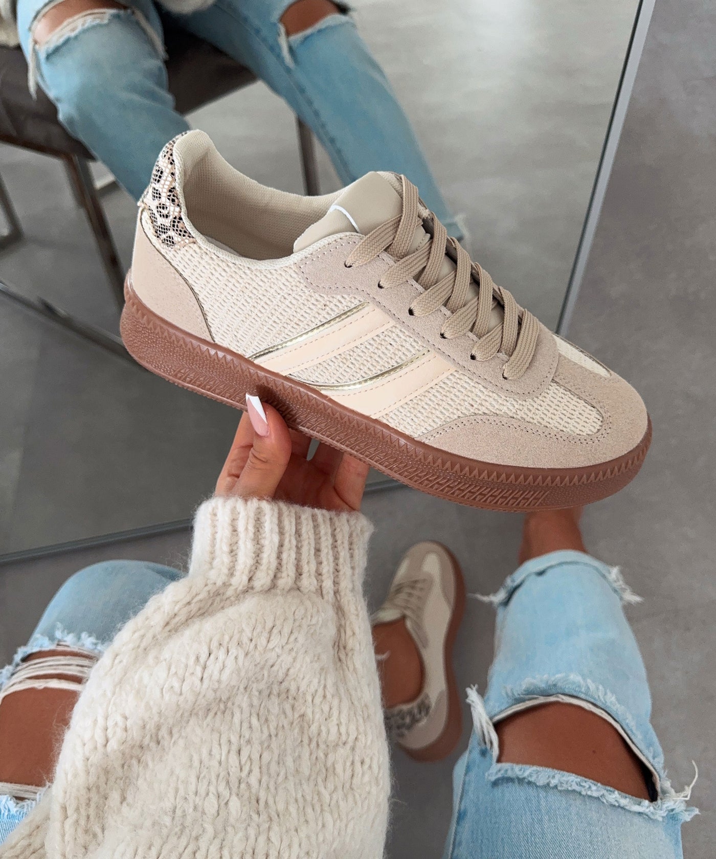 Sneaker Milia Taupe Ladypolitan ♡