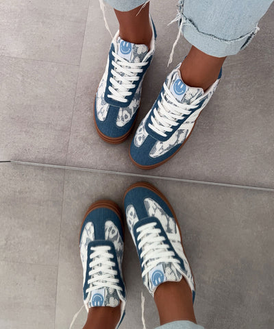 Sneaker Smile Blau Ladypolitan ♡