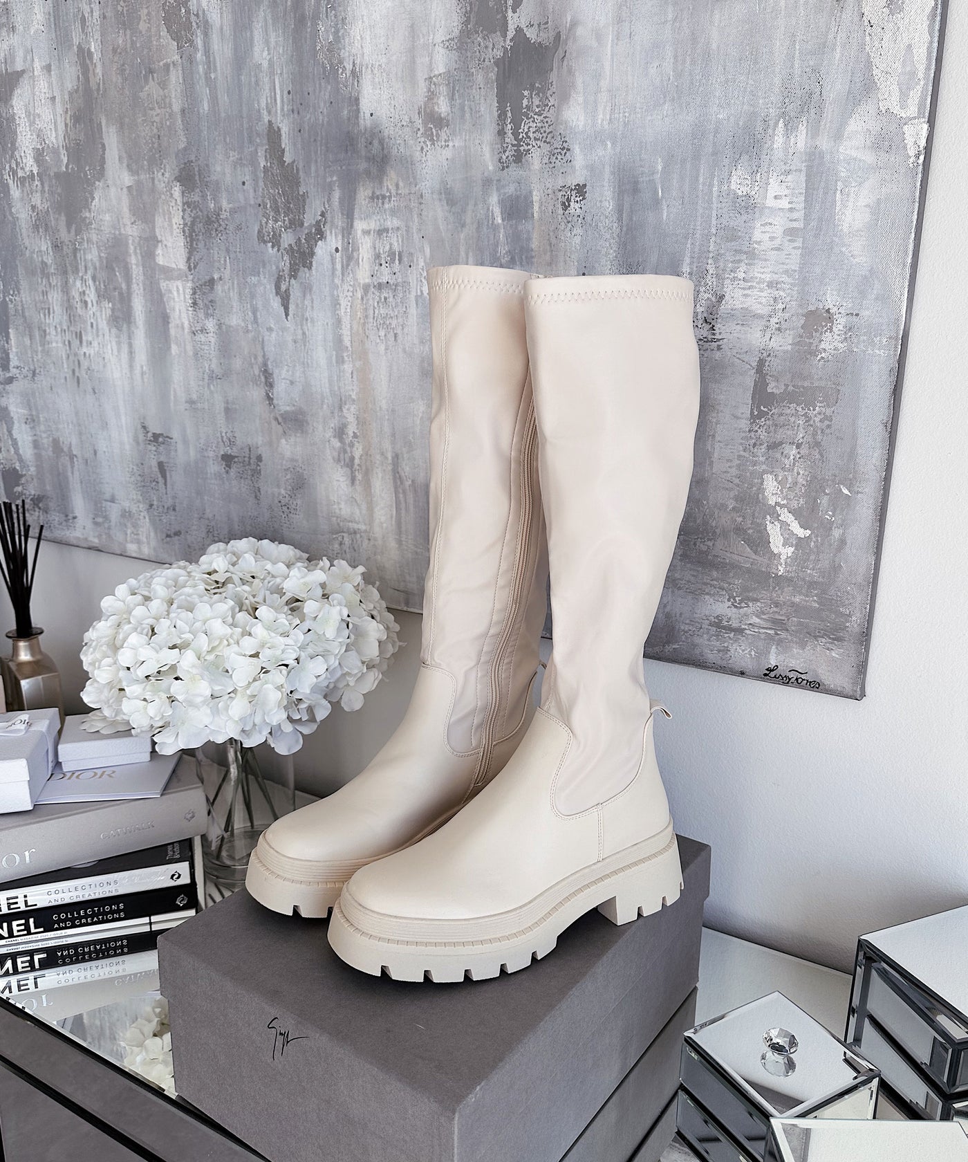 Stiefel Kinley Beige  Ladypolitan ♡   