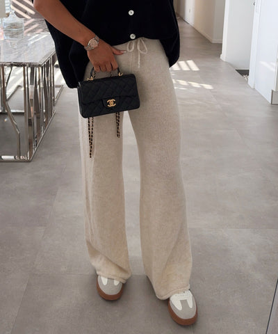 Stoffhose Melou Beige Ladypolitan ♡