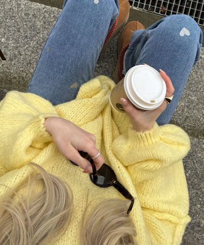 Stretch Wide Leg Jeans Heart  Ladypolitan ♡   