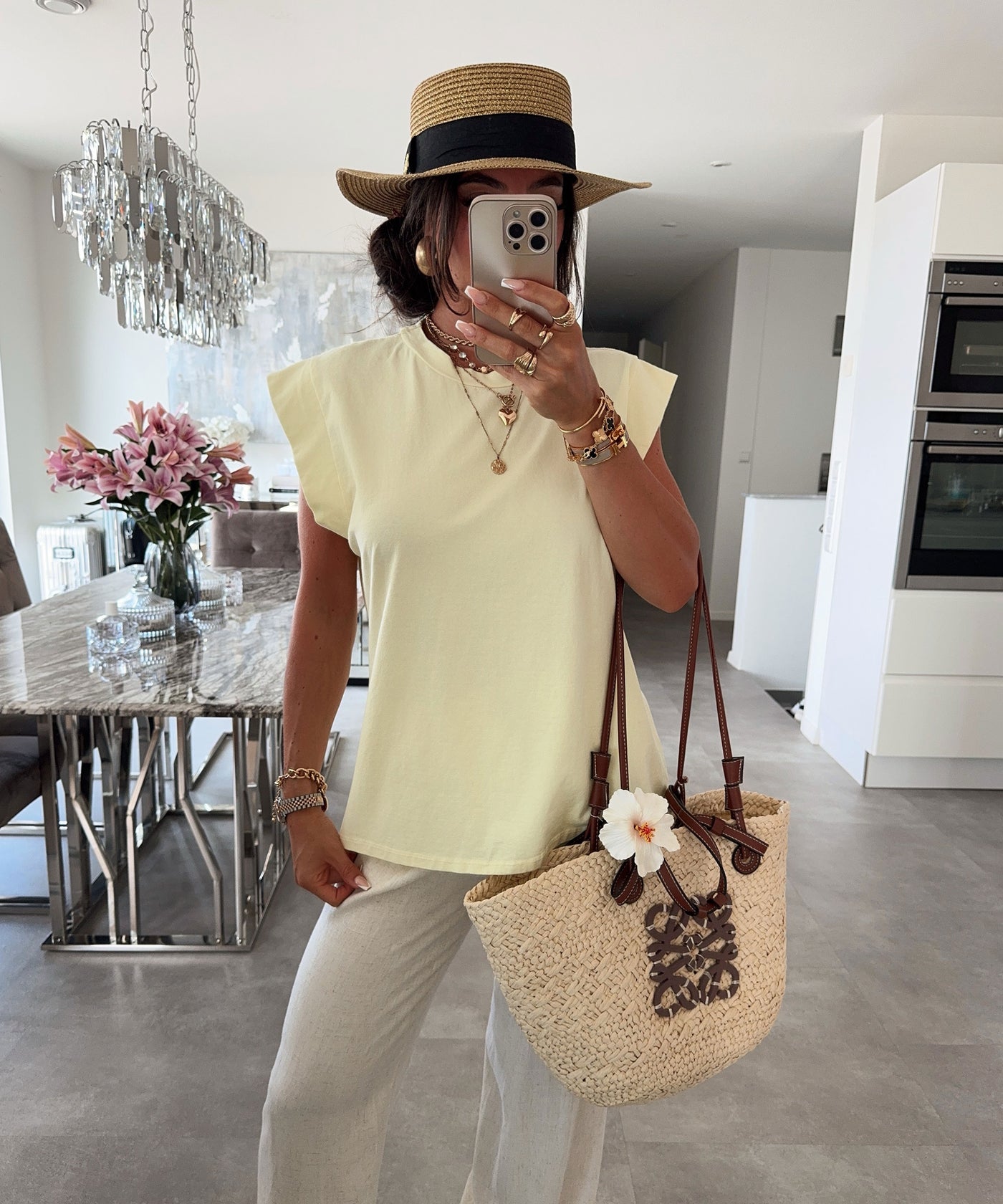T-Shirt Romana Gelb Ladypolitan ♡