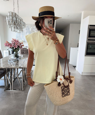T-Shirt Romana Gelb Ladypolitan ♡