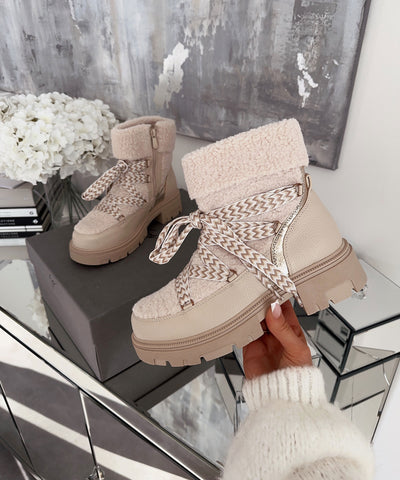 Teddyfell Stiefel Alani Beige  Ladypolitan ♡   