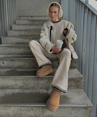 Teddyfelljacke Snow Cremeweiß  Ladypolitan ♡   