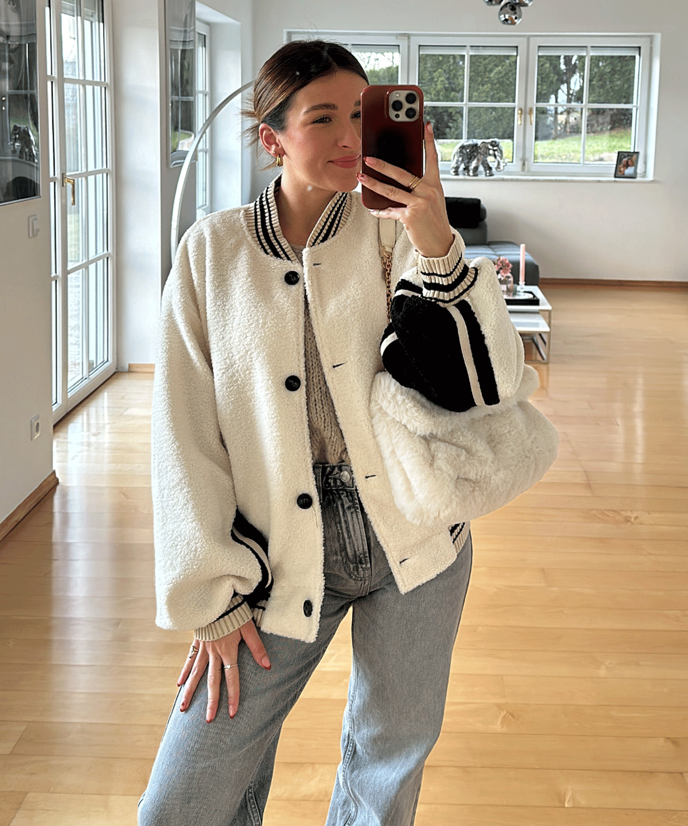 Teddyjacke New York Beige  Ladypolitan ♡   