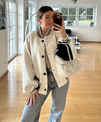 Teddyjacke New York Beige  Ladypolitan ♡   