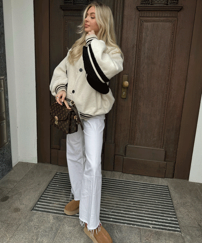 Teddyjacke New York Beige  Ladypolitan ♡   