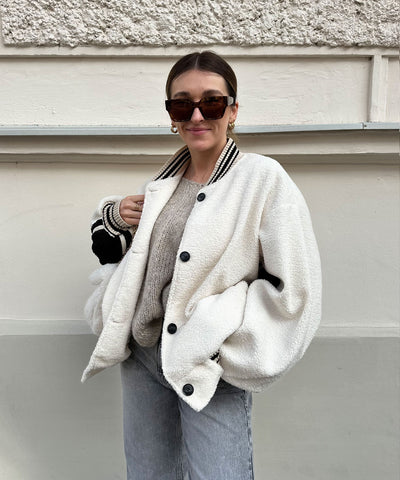 Teddyjacke New York Beige  Ladypolitan ♡   