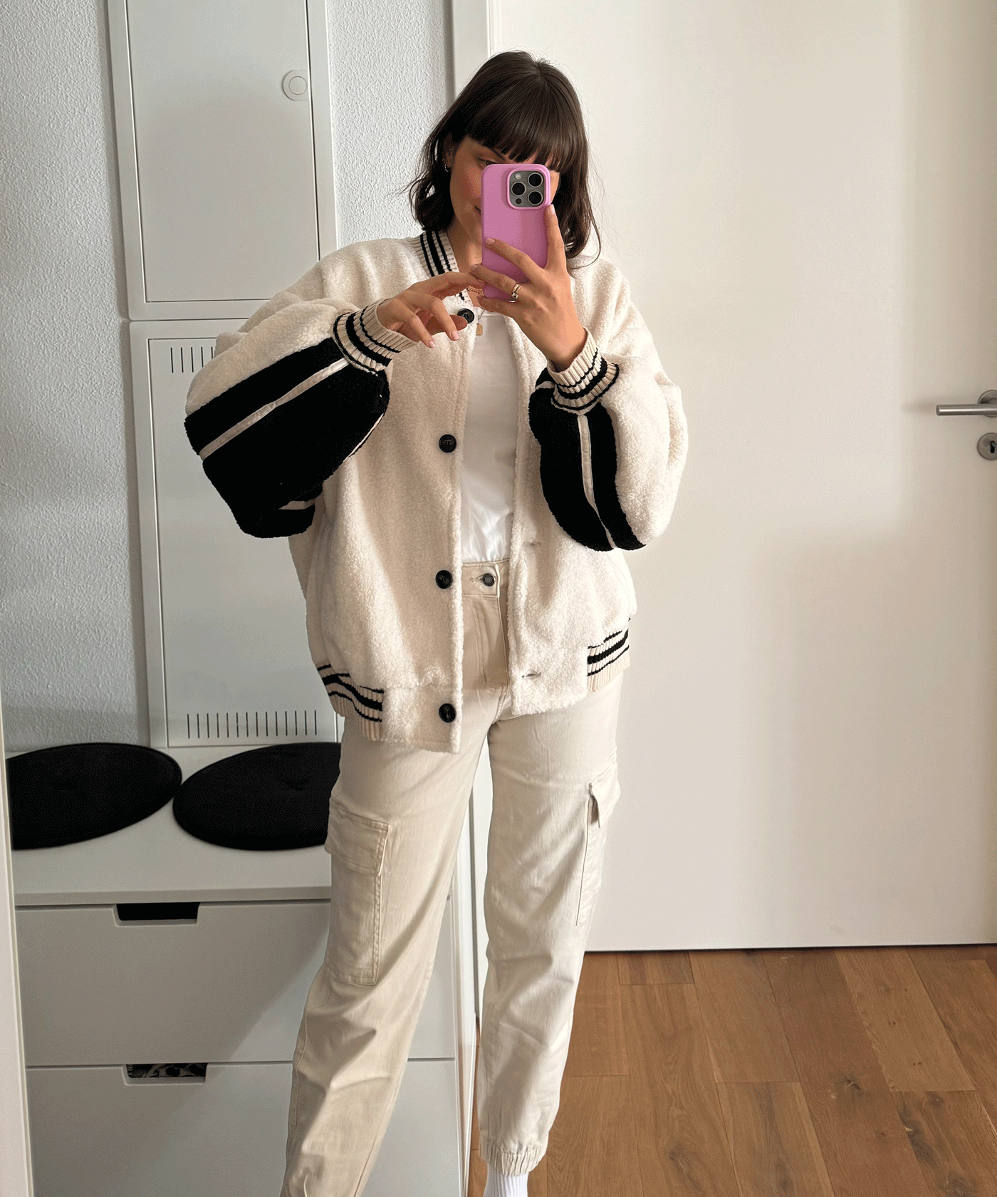 Teddyjacke New York Beige  Ladypolitan ♡   