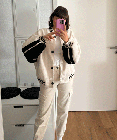 Teddyjacke New York Beige  Ladypolitan ♡   