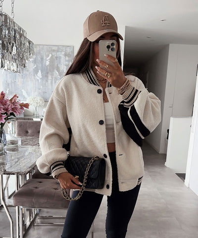 Teddyjacke New York Beige  Ladypolitan ♡   